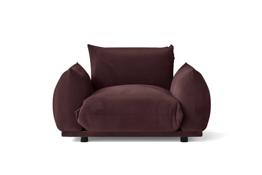 Minneapolis Armchair Grape Velvet