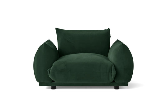 Minneapolis Armchair Green Velvet