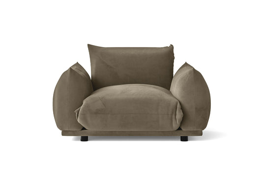 Minneapolis Armchair Sand Velvet