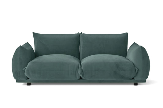 Ancona 4 Seater Sofa Dark Blue Linen