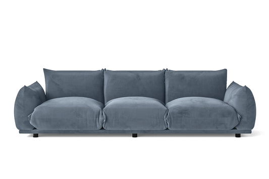 Minneapolis 3 Seater Sofa Baby Blue Velvet