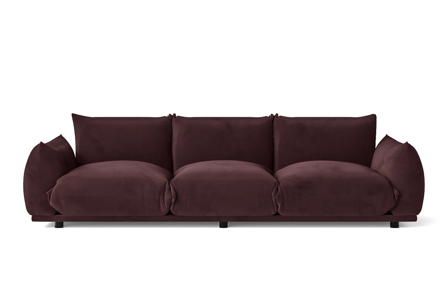 Ancona 4 Seater Left Hand Facing Chaise Lounge Corner Sofa Sand Velvet