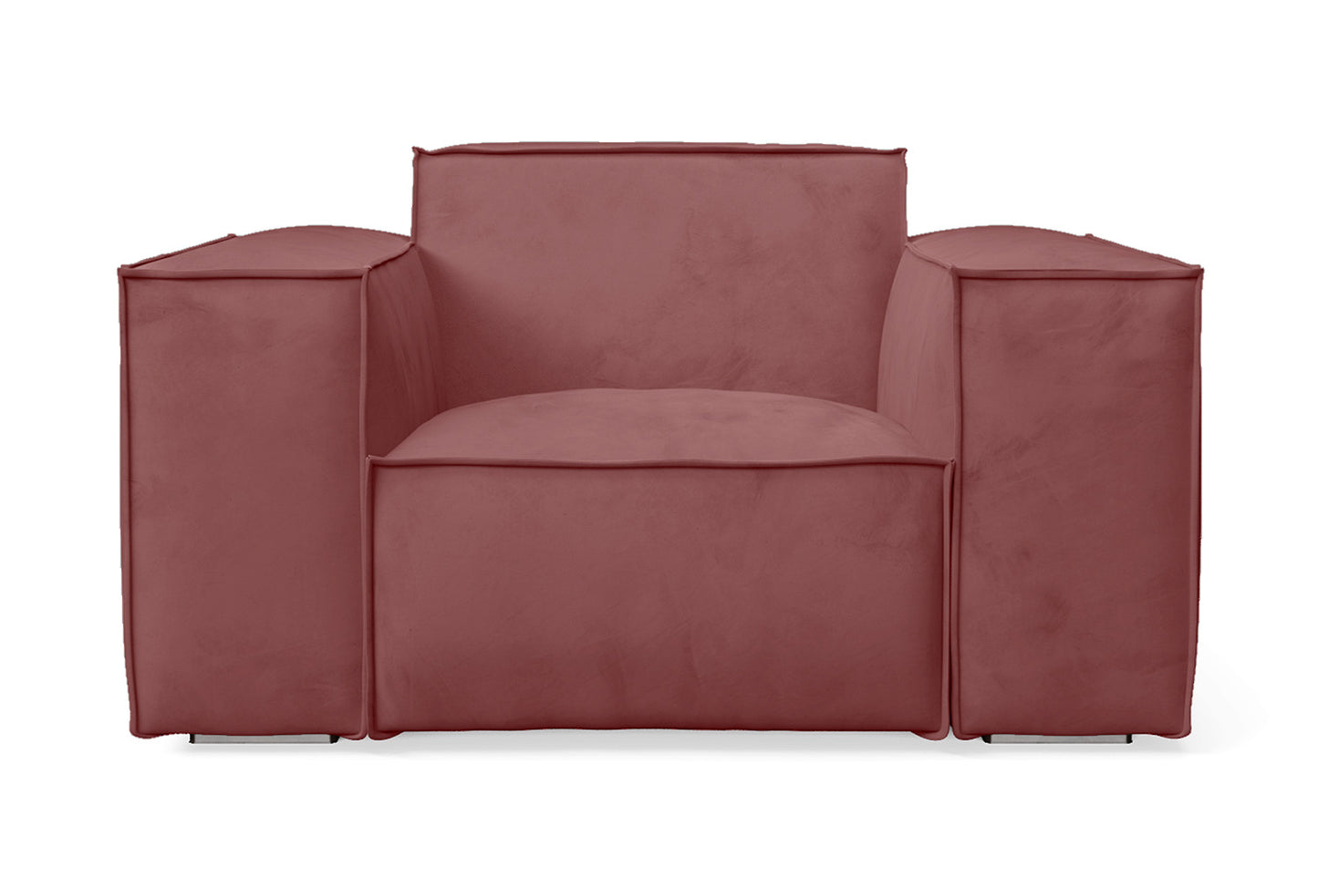 Naples Armchair Pink Velvet