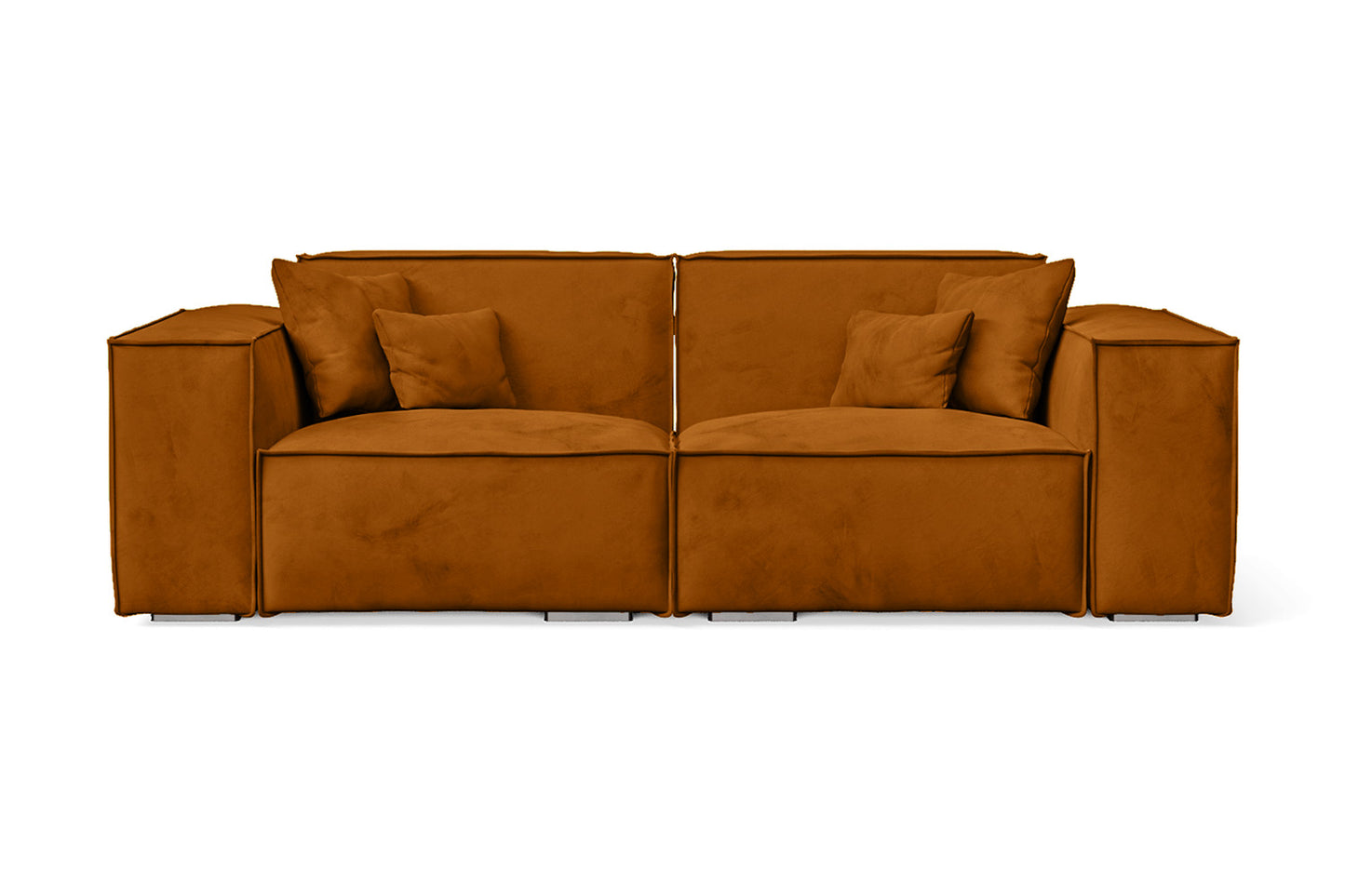 Forli 2 Seater Sofa Caramel Linen