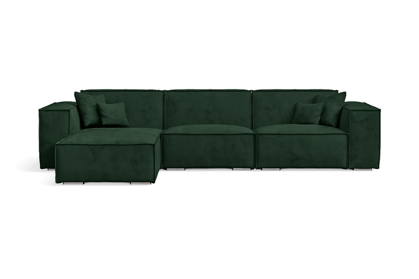 Florence 4 Seater Sofa Teal Velvet