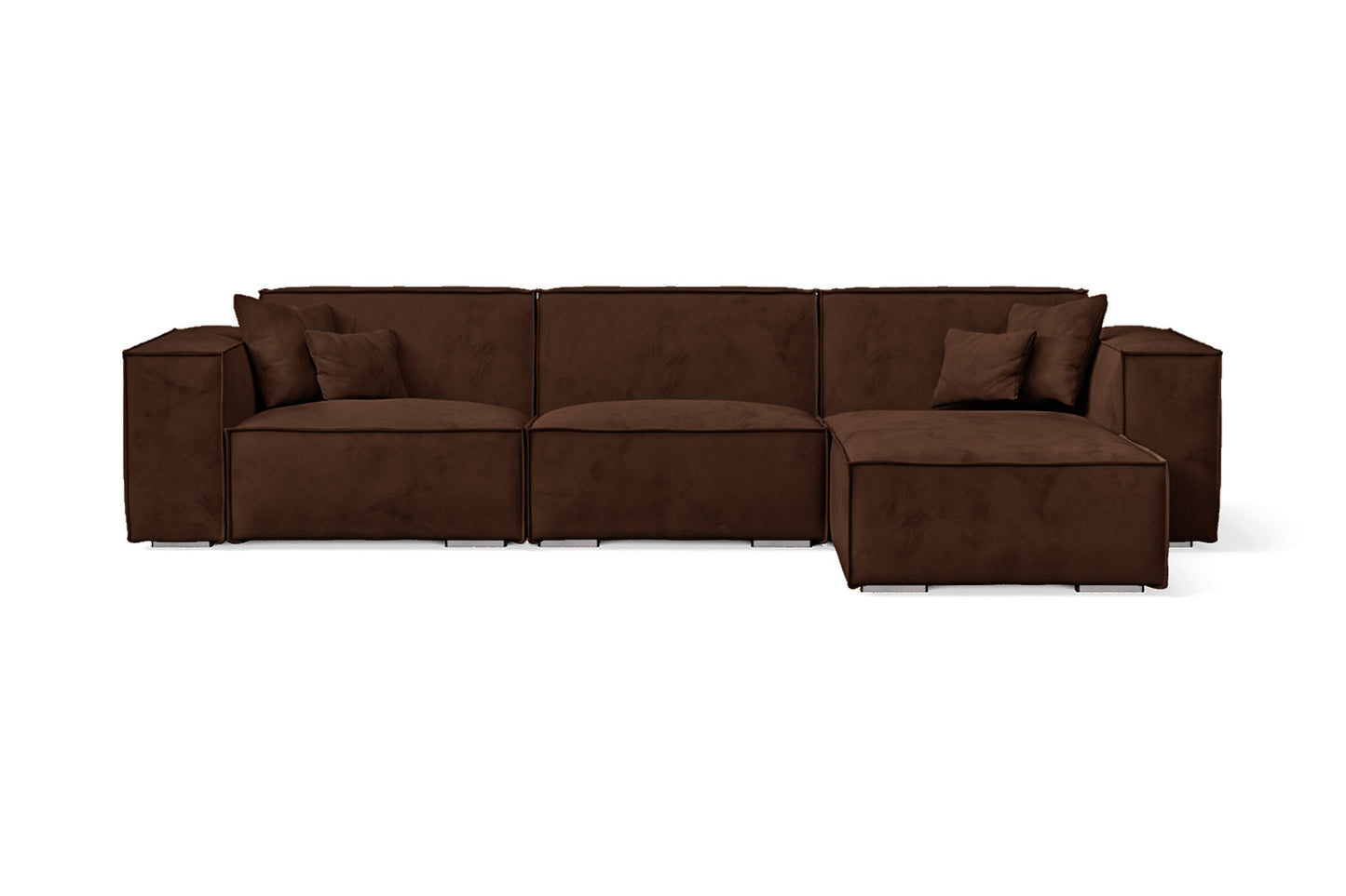 Florence 4 Seater Sofa Cream Velvet