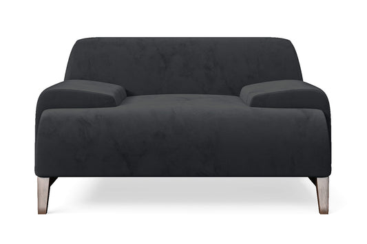 Varese Ottoman Dark Grey Linen