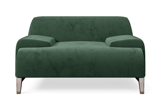 Pavia Armchair Green Velvet