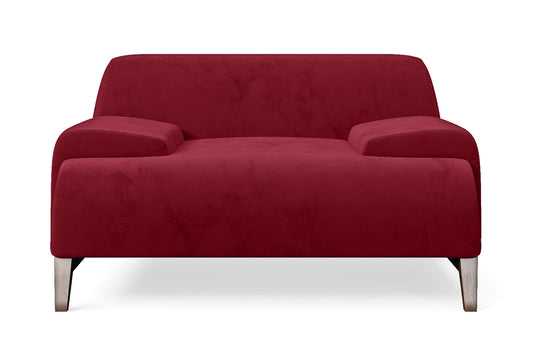 Pavia Armchair Red Velvet