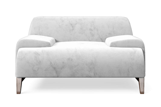 Pavia Armchair White Velvet