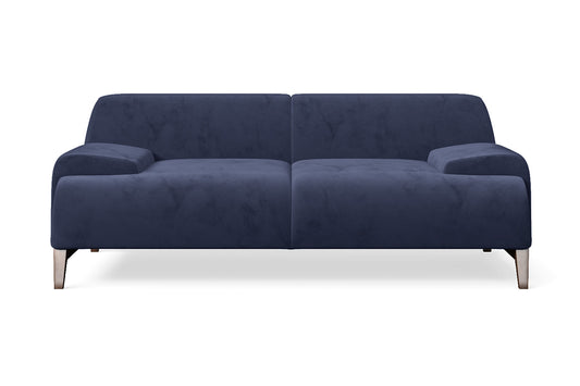 Pavia 2 Seater Sofa Dark Blue Velvet