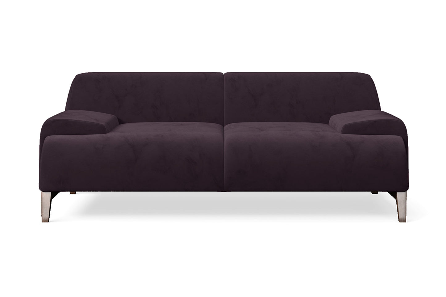 Pavia 2 Seater Sofa Purple Velvet