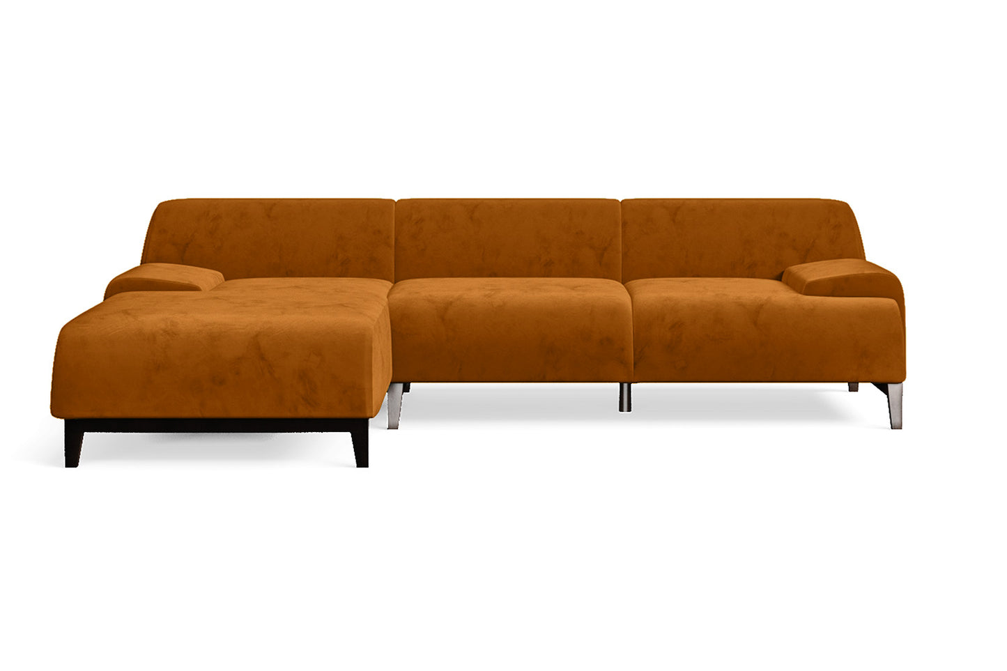 Tivoli 4 Seater Sofa Coffee Brown Velvet