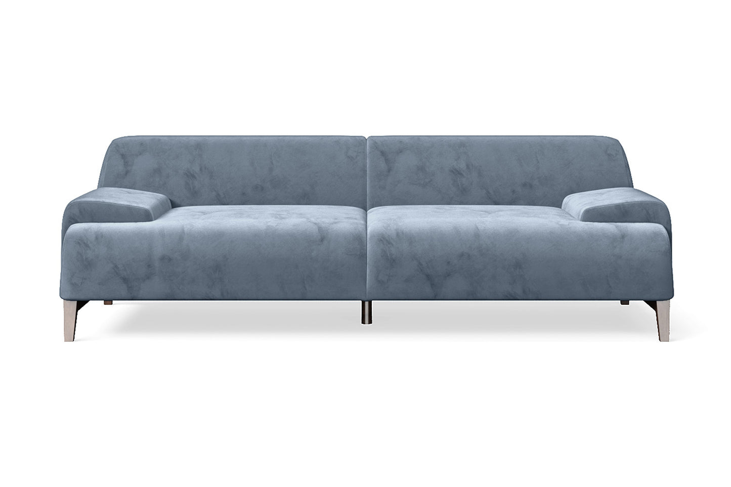 Pavia 3 Seater Sofa Baby Blue Velvet