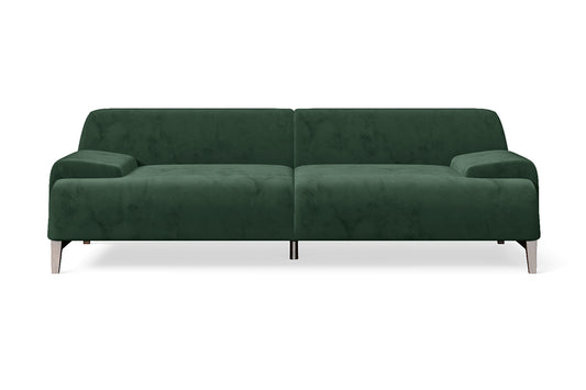 Pavia 3 Seater Sofa Green Velvet