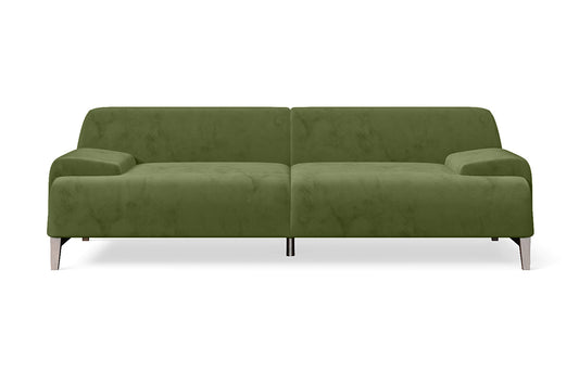 Pavia 3 Seater Sofa Lime Velvet