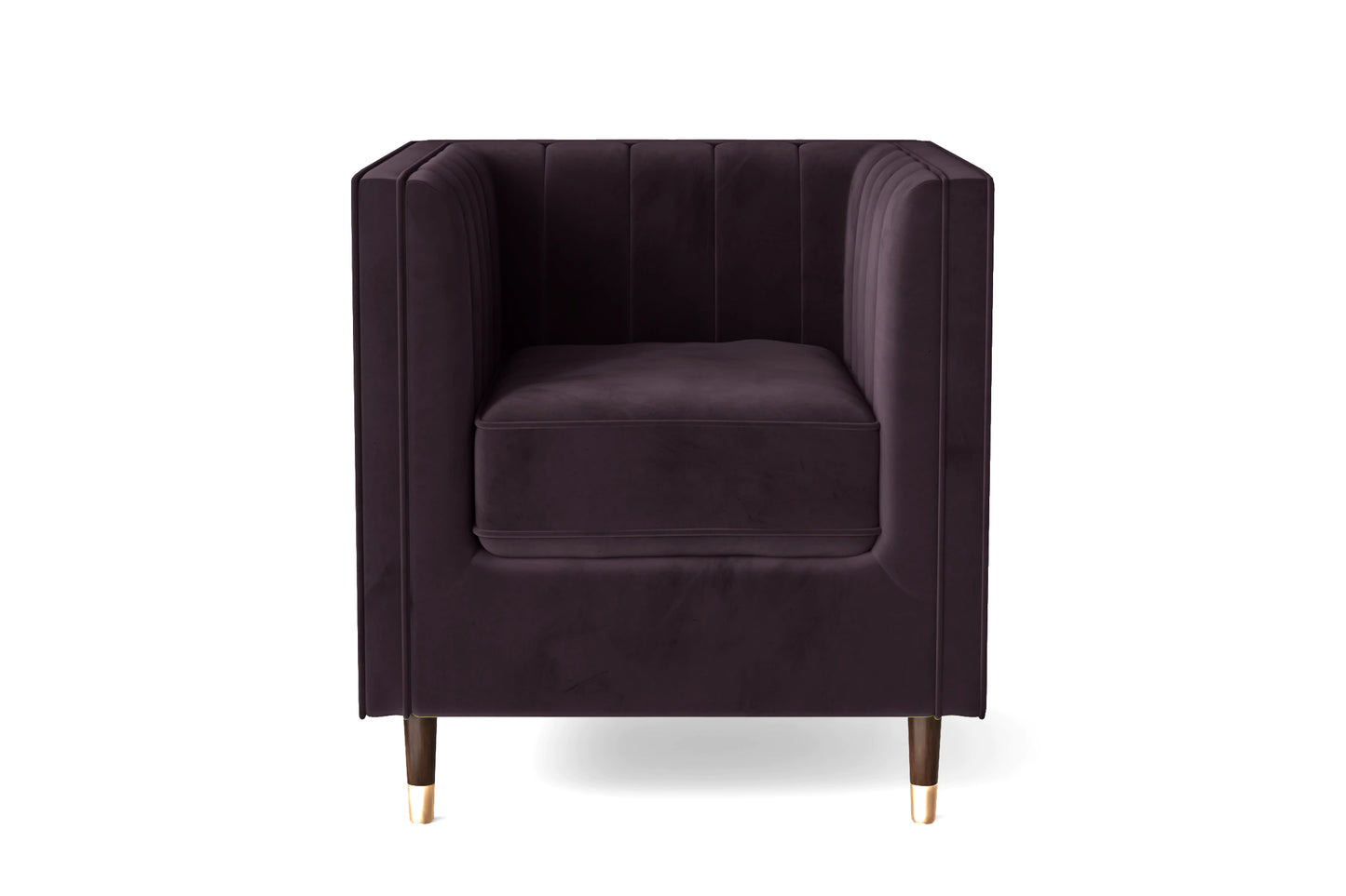 Tivoli Armchair Purple Velvet