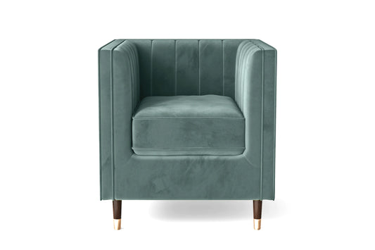 Tivoli Armchair Teal Velvet