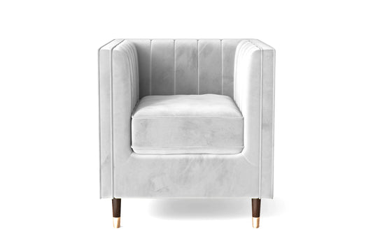 Tivoli Armchair White Velvet