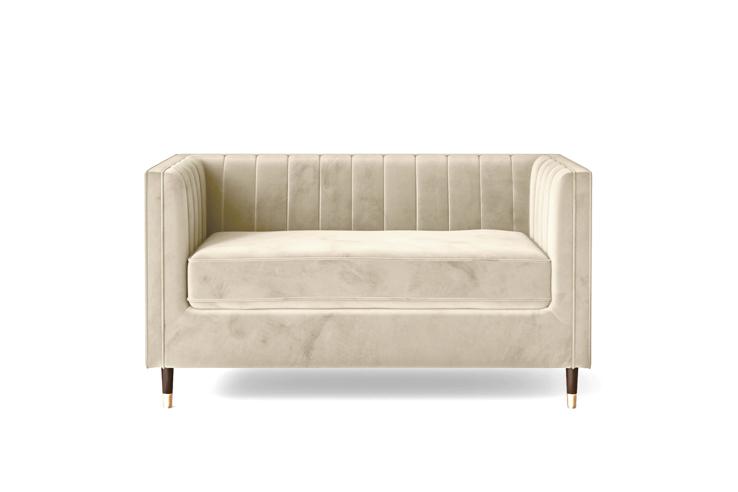 Tivoli 2 Seater Sofa Cream Velvet