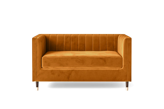 Tivoli 2 Seater Sofa Gold Velvet