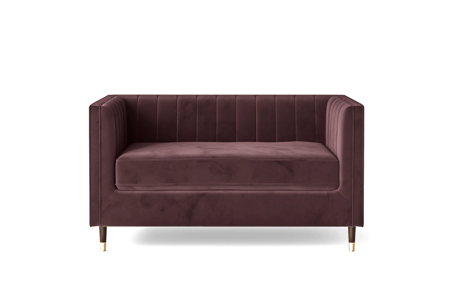 Tivoli 2 Seater Sofa Grape Velvet