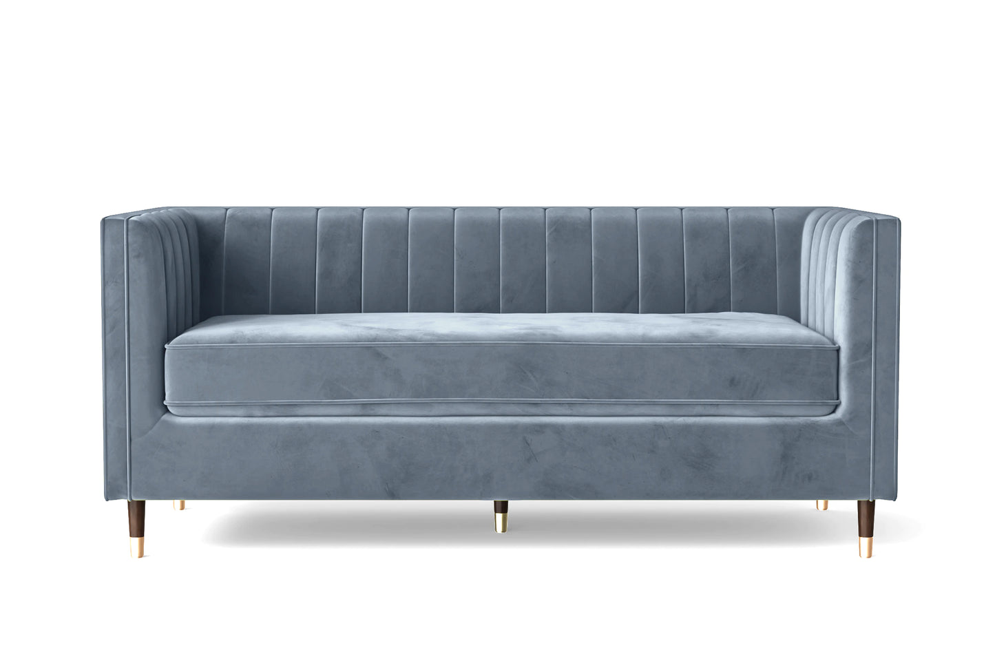 Tivoli 3 Seater Sofa Baby Blue Velvet