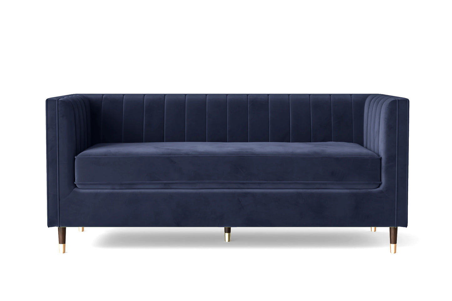 Tivoli 3 Seater Sofa Dark Blue Velvet