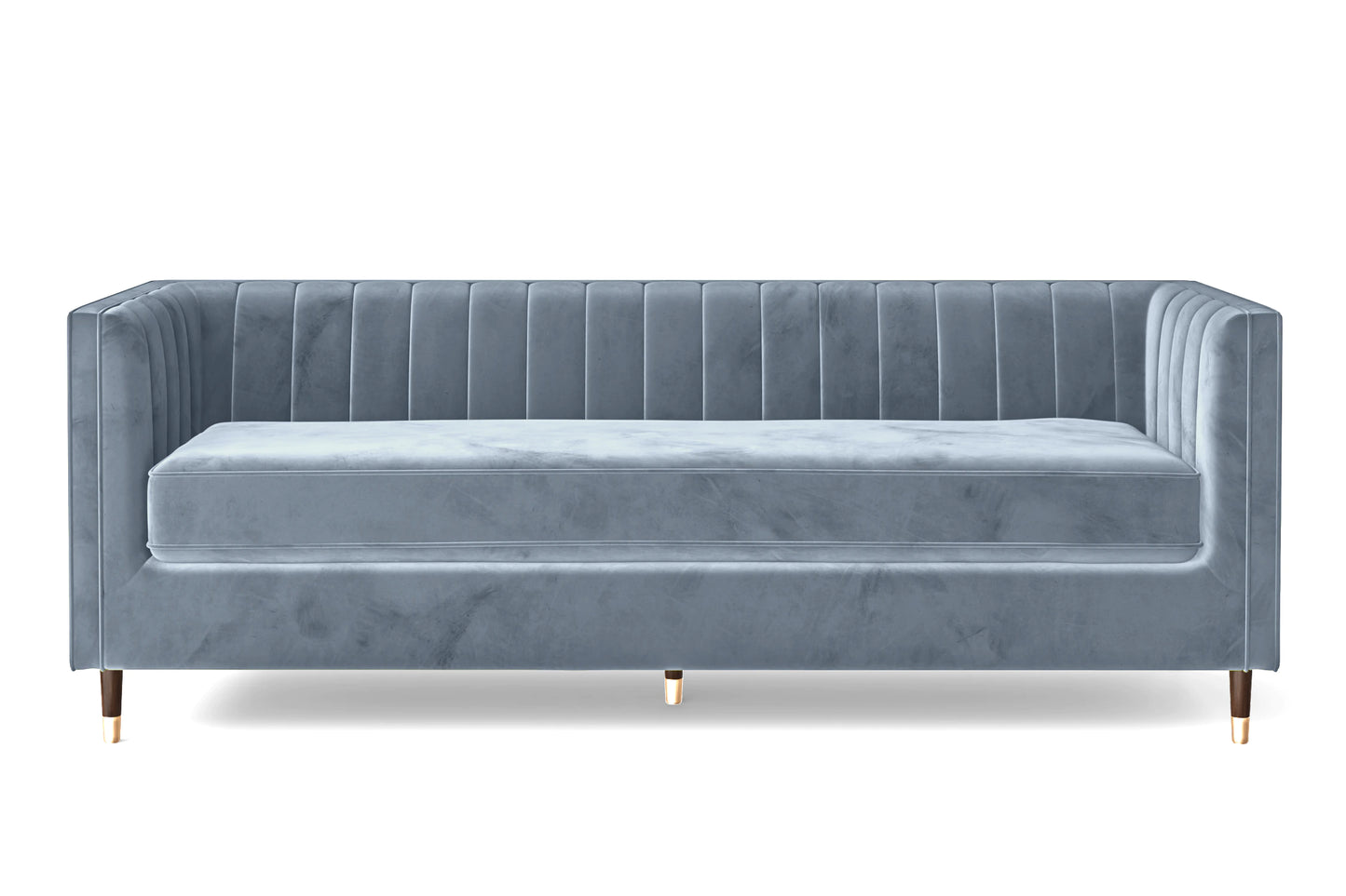 Tivoli 4 Seater Sofa Baby Blue Velvet