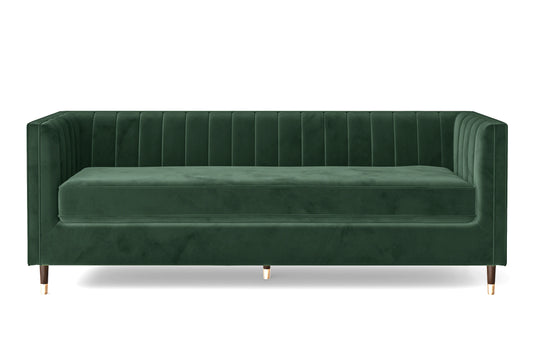 Tivoli 4 Seater Sofa Green Velvet