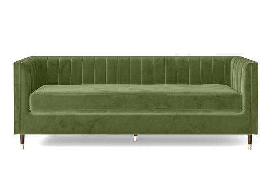 Tivoli 4 Seater Sofa Lime Velvet