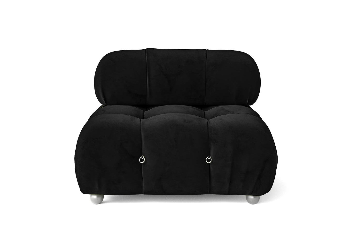 Varese Armchair Black Velvet