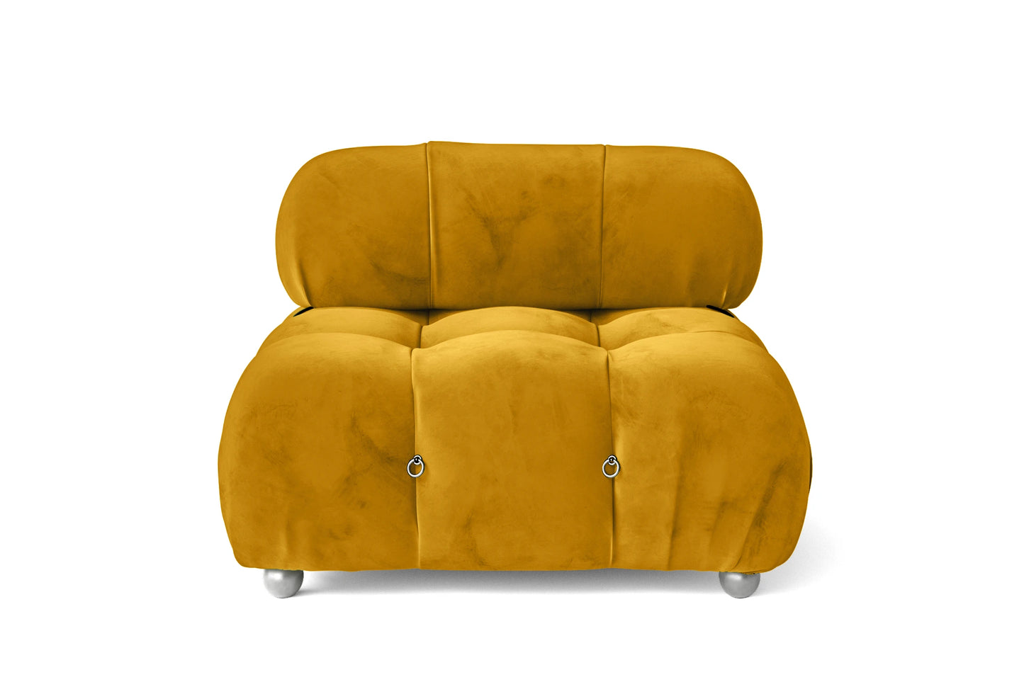 Varese Armchair Yellow Velvet